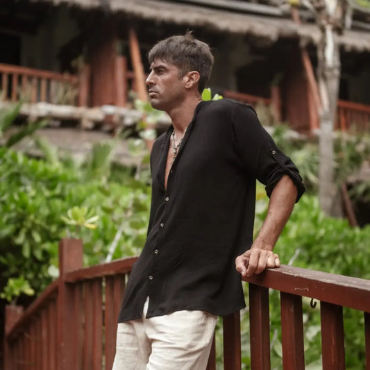 Camisa manga larga Rayón, Toby