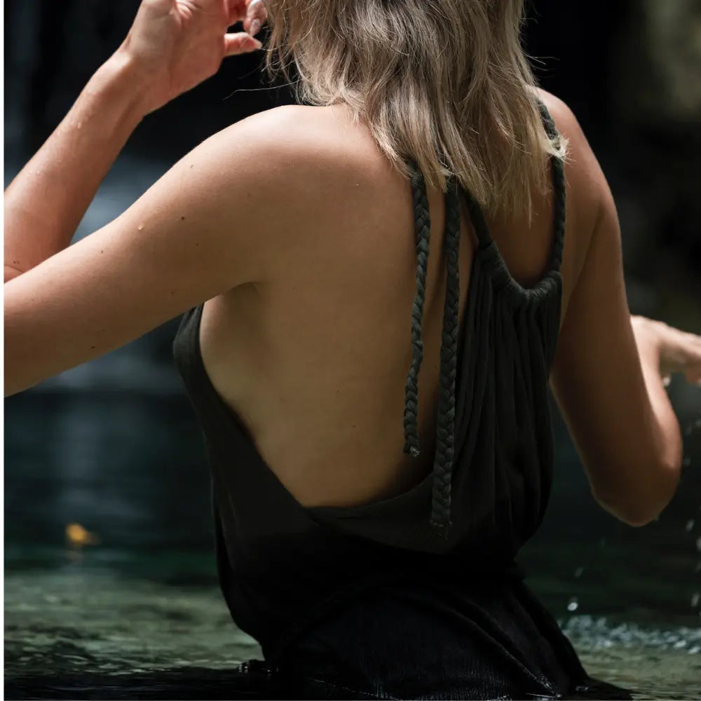 GRECIA, vestido de trenza regulable