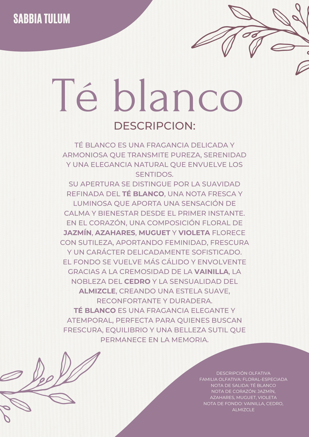 Perfume 30ml, SABBIA TULUM