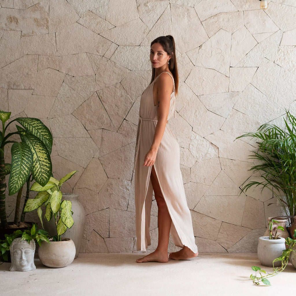 GRECIA, vestido de trenza regulable